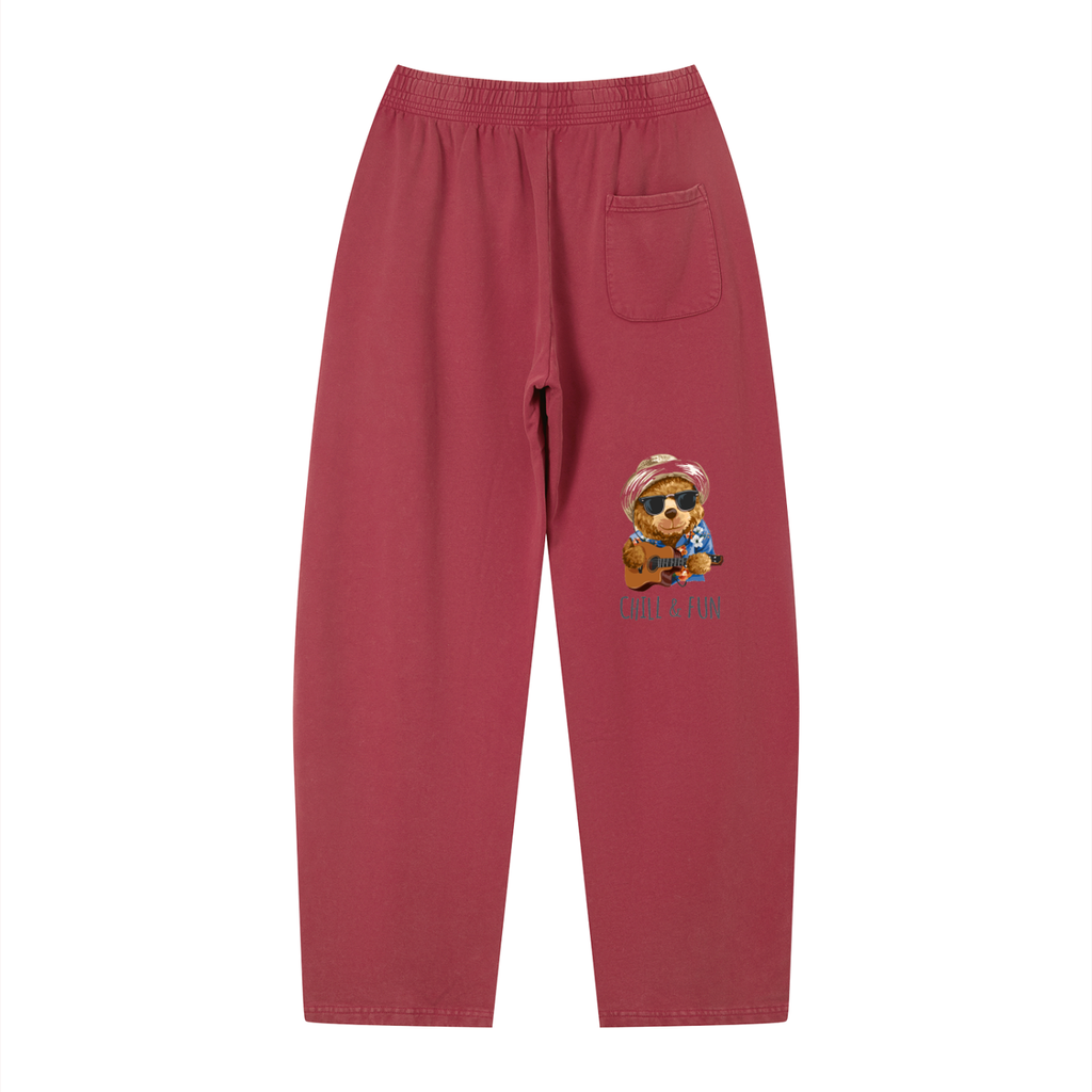 Unisex Vintage Wash Loose Sweatpants