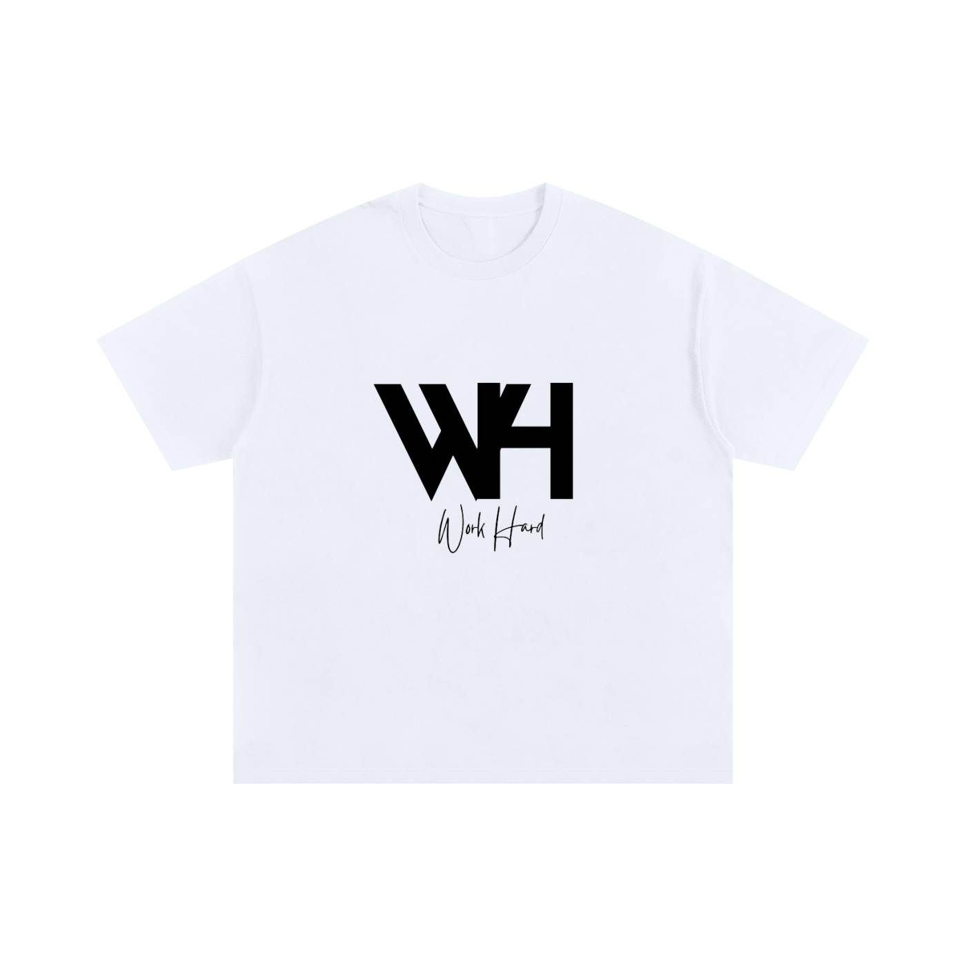 Drip tee white WH