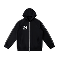 Heavyweight Raglan Sleeve Zip Hoodie