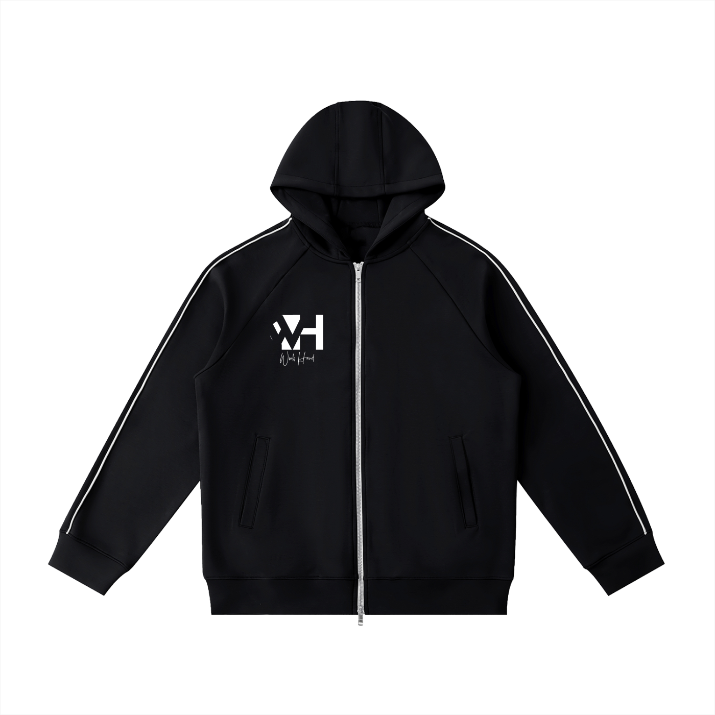 Heavyweight Raglan Sleeve Zip Hoodie