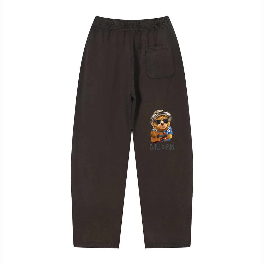 Unisex Vintage Wash Loose Sweatpants