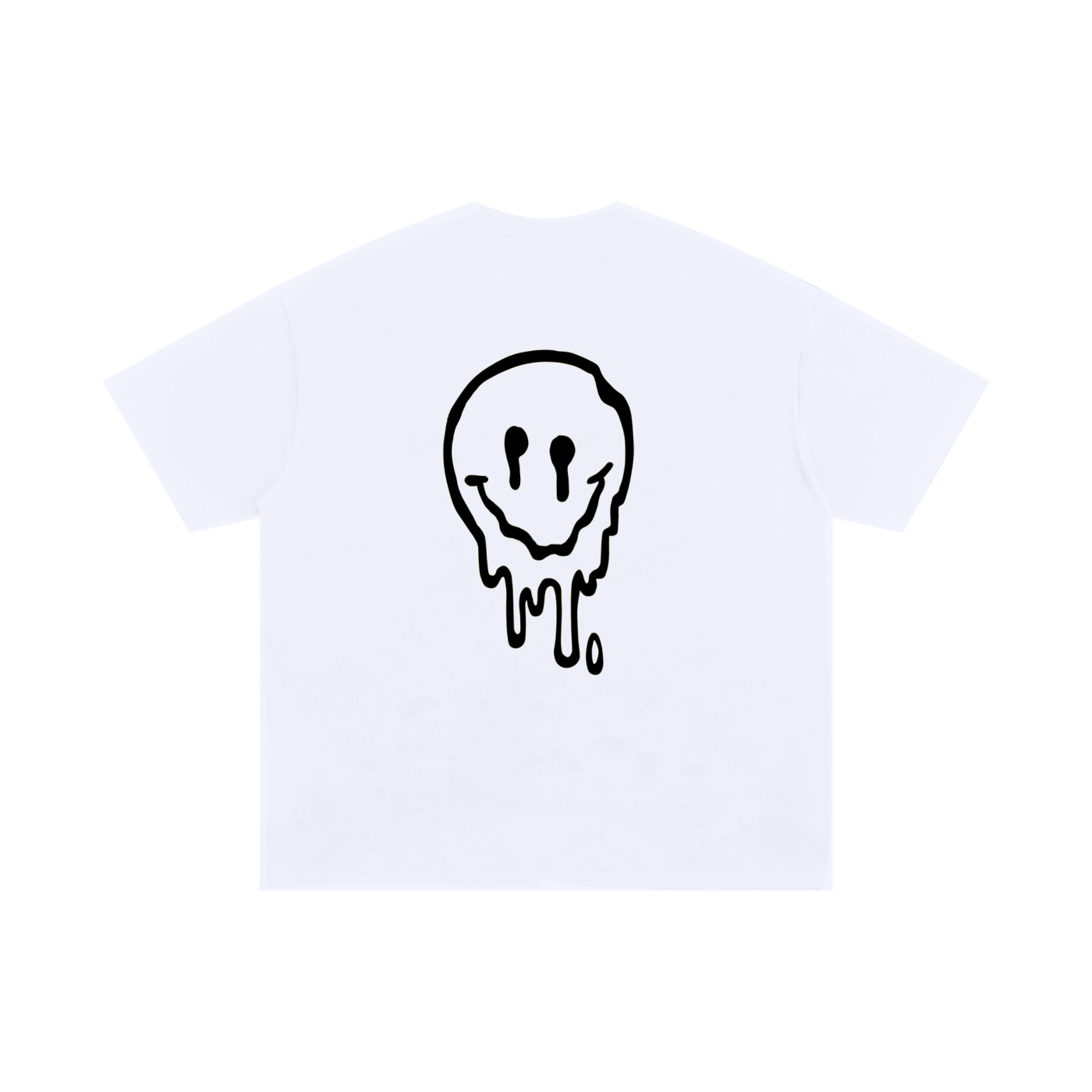 Drip tee white WH