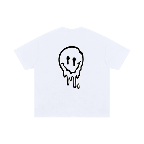 Drip tee white WH