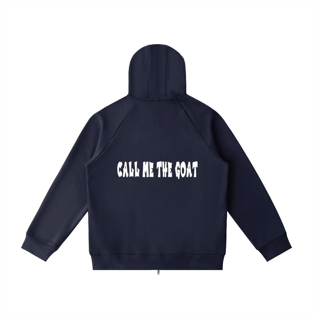 Heavyweight Raglan Sleeve Zip Hoodie