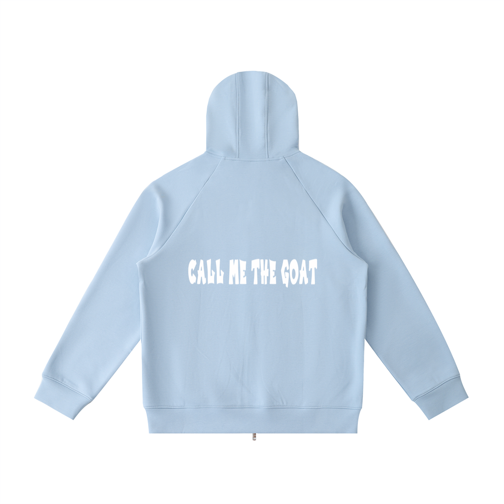 Heavyweight Raglan Sleeve Zip Hoodie