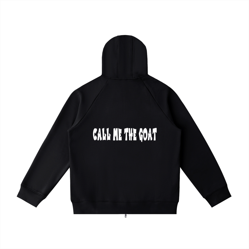 Heavyweight Raglan Sleeve Zip Hoodie